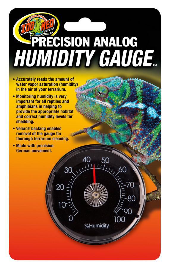 Zoo Med Dual Analog Terrarium Humidity Gauge Hygrometer in