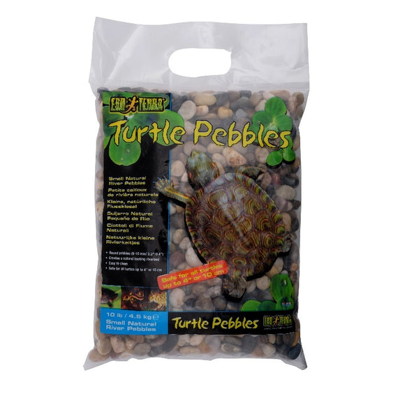 Exo Terra Turtle Pebbles Aquatic Substrate 10 lb Small 015561238304 pt3830