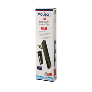 aqueon products led strip light 20 inch in 20 aquarium tank 015905211000