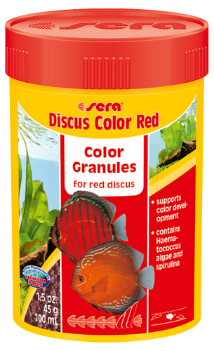 Sera Discus Color Red Granulated Food 1.5 oz (100 mL)