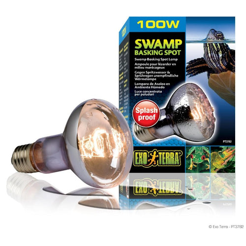Exo Terra Swamp Basking Spot Lamps Shatter Resistant Turtle Bulb  015561237826 PT3782