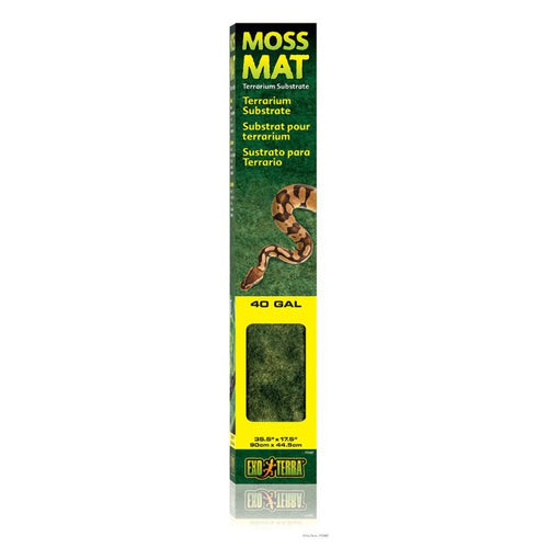 exo terra moss mat terrarium substrate washable 40 gal gallon  015561224871 PT2487