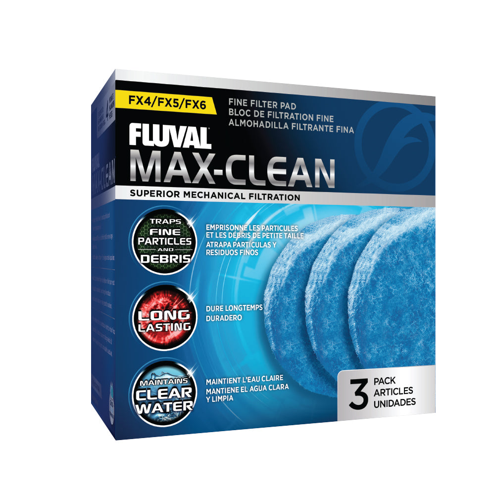 Fluval Extra Feine Watte Für FX4, FX5 Und FX6 Filter, 3er Pack
