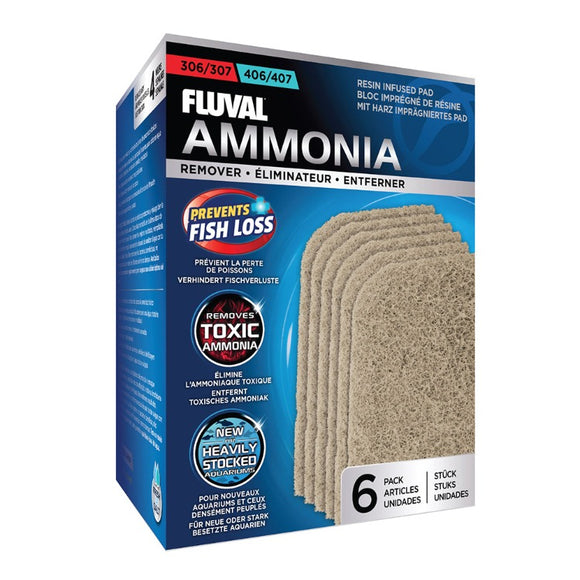 A258 015561102582 Ammonia remover pads Fluval 306 307 406 407 canister filter