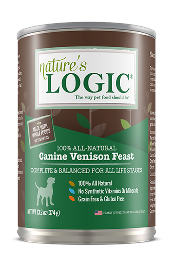 Nature's Logic Canine Venison Feast Wet Food dog 858155001034