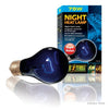 75w 75 watts pt2130 015561221306 exo terra night heat lamp bulb reptile vision blue moon light moonlight