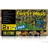 PT3095 015561230957 Exo Terra Forest PLume Moss 2 pack 7 qt brick tropical terrarium frog tank substrate