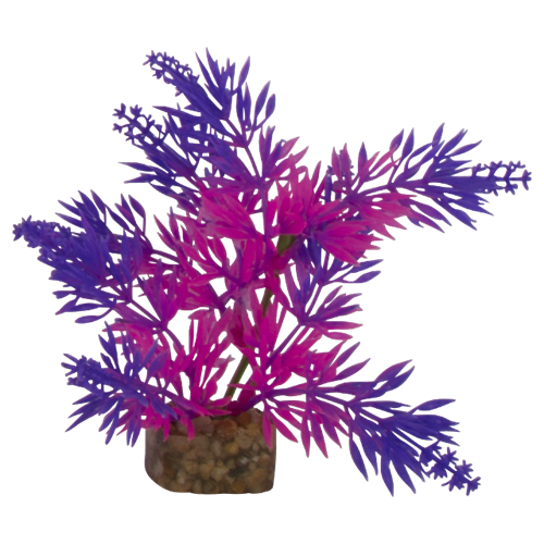 GloFish Aquarium Plant Purple & Pink Small AQ78087 AQ-78087 046798780878 decoration
