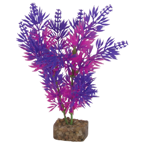GloFish Aquarium Plant Purple & Pink decoration glow fish  046798780885 AQ-78088 AQ78088 medium sized