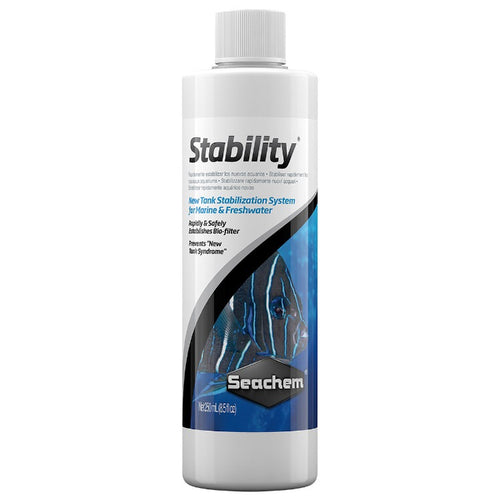 Seachem Stability Bacterial Bio-Filter Supplement 126 250 ml  000116012607 250ml  8.5 oz bottle