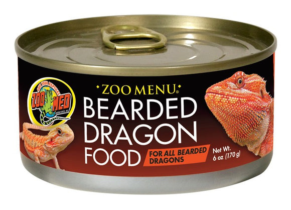 Zoo Med Zoo Menu Bearded Dragon Food 6 oz
