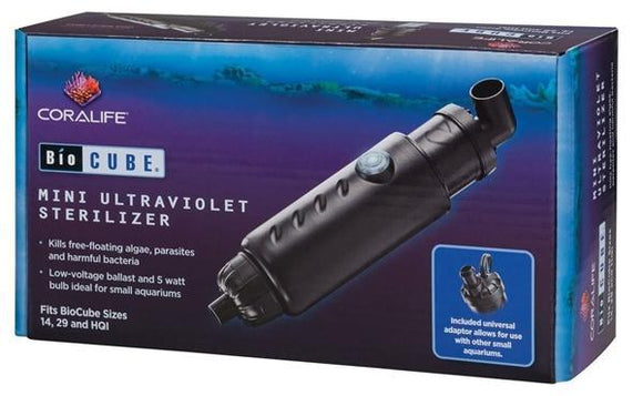 096316156401  Coralife BioCube Mini Ultraviolet UV Sterilizer