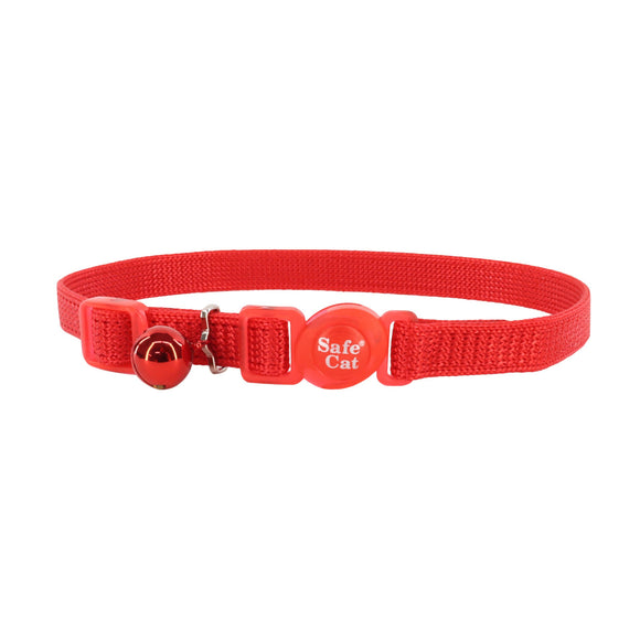 coastal pet safe cat adjustable breakaway collar with bell red 07001RED12 076484550010