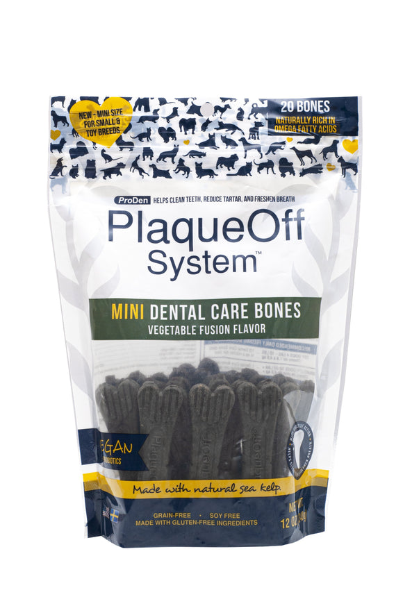 ProDen PlaqueOff Mini Dental Bones Vegetable Fusion 12 oz