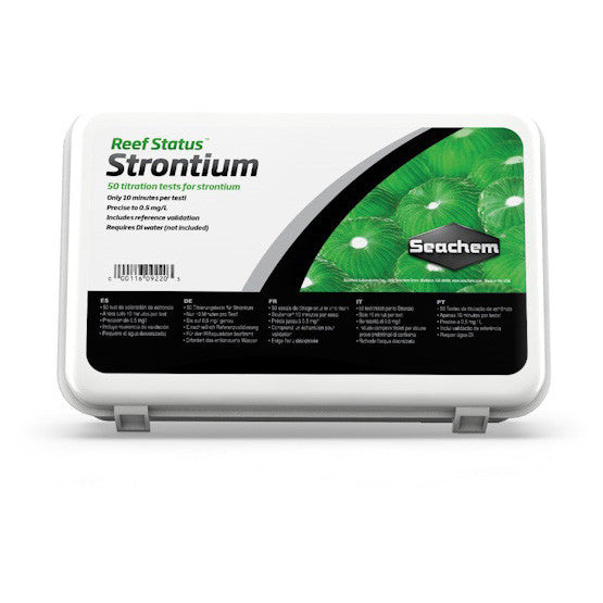 Seachem Reef Status Strontium Test Kit