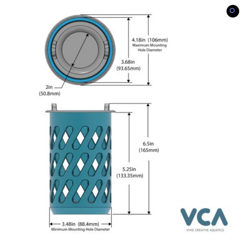 VCA NOSOK 4 inch Filter Sock Replacement
