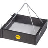 Hanging Tray Bird Feeder in Black Recycled Plastic - Small