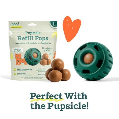 Woof Pupsicle Beef & Peanut Butter Refills