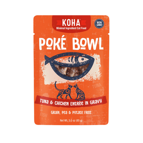 KOHA Tuna & Chicken Poke Bowl - 3 oz Cat Food Pouch