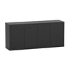72 x 18 High Gloss Black Aquatlantis RTA Aquarium Cabinet Stand
