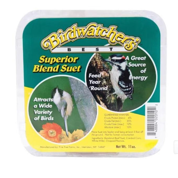 Birdwatcher's Best Superior Suet Cake 11 oz