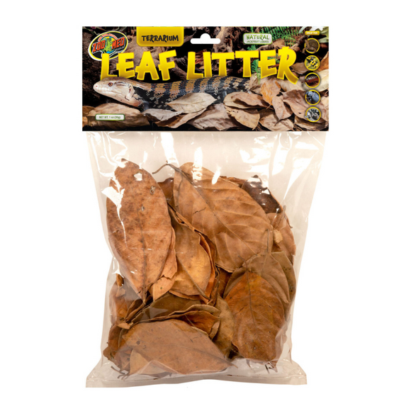 Zoo Med Terrarium Jackfruit Leaf Litter Substrate Topper 1 oz