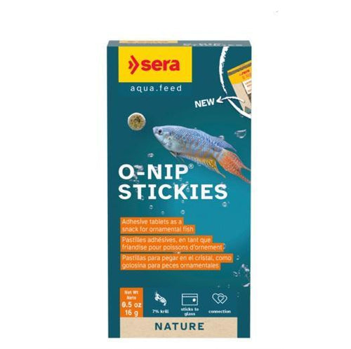 Sera O-Nip Stickies - Stick to the Glass for Fun, Interactive Feeding