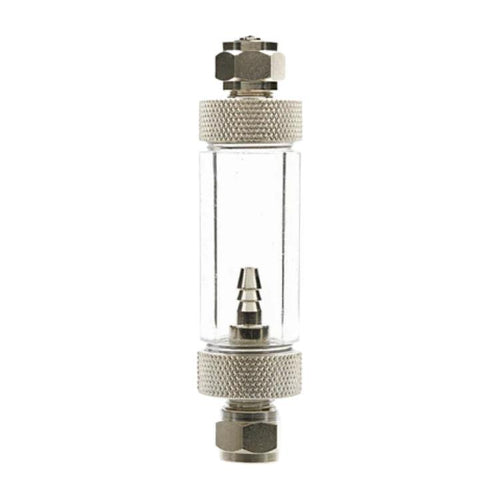 Archaea Accu PRO Metal Bubble Counter with Check Valve (In-Line Type)