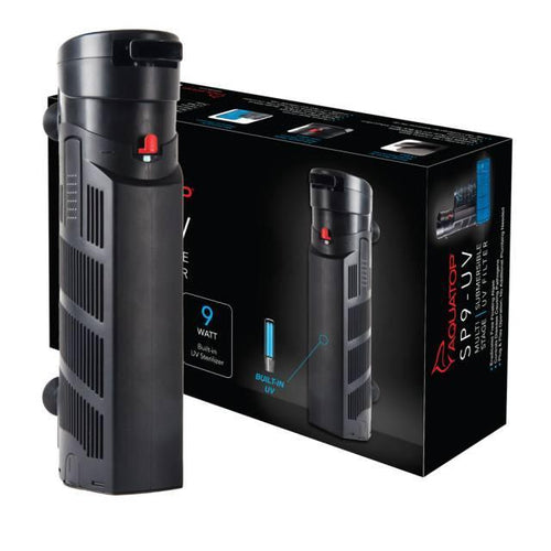 Aquatop Submersible 9W UV Filter, 264 GPH for Aquariums up to 100 Gallons