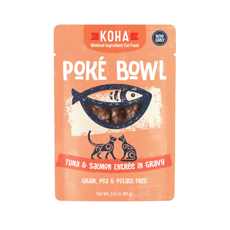 KOHA Tuna & Salmon Poke Bowl - 3 oz Cat Food Pouch - Grandville, MI ...