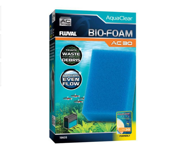 Fluval AquaClear 30 Power Filter AC30 Bio-Foam Filter Insert