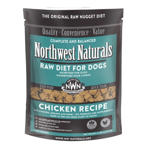Northwest Naturals Raw Frozen Chicken Nuggets - 6 lb Bag