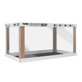Fluval Visi-White 90P, 53 Gallon Rimless Aquarium 35" x 17" x 19"