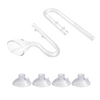 Fluval Glass Lily Pipe Set Input/Output 17 mm for 107/207/307/407 Canister Filters