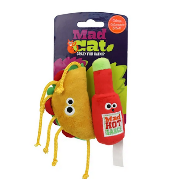 Mad Cat Taco Tuesday Catnip and Silvervine Cat Toy