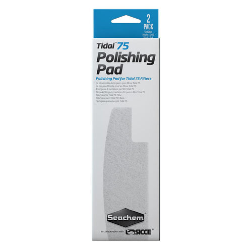 Seachem Tidal 75 Foam Polishing  Pads, 2 Pack