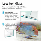 Fluval Visi-White 60P, 20.6 Gallon Rimless Aquarium 23" x 14" x 14"