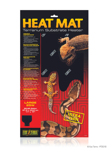 Exo Terra Heat Mat, Substrate Heater, Controllable