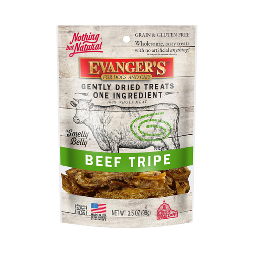 Evanger's Gently Dried Beef Tripe Dog & Cat Treats - 3.5 oz