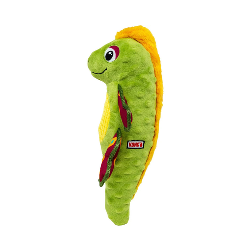 Kong Tropics Rattlez Iguana Dog Toy
