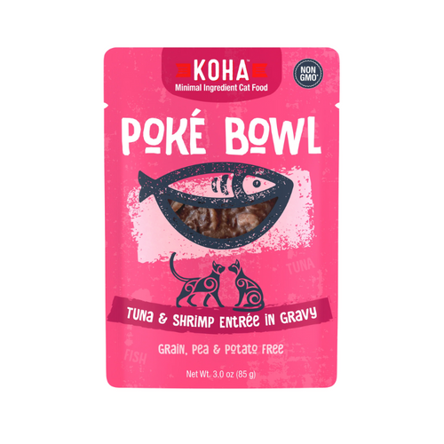 KOHA Tuna & Shrimp Poke Bowl - 3 oz Cat Food Pouch