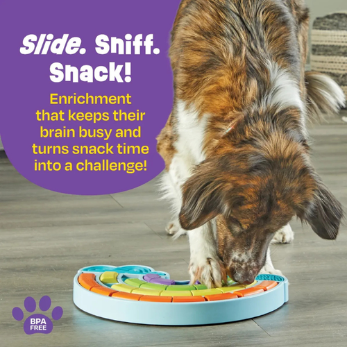 Brightkins Calming Rainbow Treat Puzzle & Lick Mats