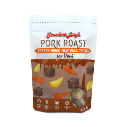 Grandma Lucy's Freeze Dried Pork Roast Meatballs Dog Treats