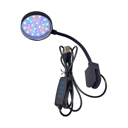 Lifegard Aquatics Clip-On Full Spectrum USB LED Light 2.5