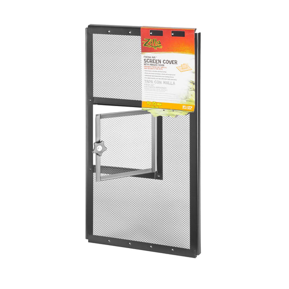 Zilla Fresh Air Screen Cover with Hinged Door  - 24x12