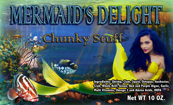 Mermaid's Delight Chunky Stuff Premium Frozen Food 10 oz