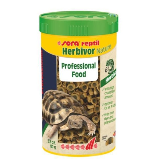 Sera Reptil Herbivor Loops Professional Reptile Food 2.8 oz