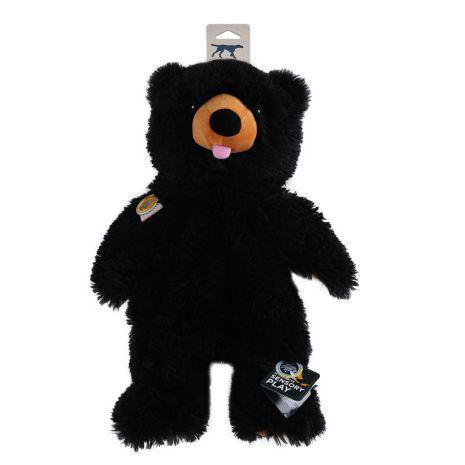 Tall Tails Stuffless Black Bear Squeaky Dog Toy - 20 Inch