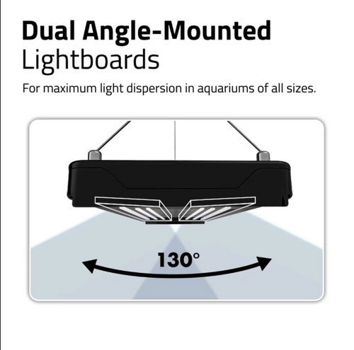 Fluval Plant PRO 120 LED 90w 35 - 48.25 inch Light Fixture