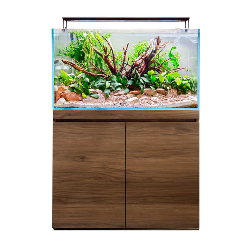 Fluval Visi-White 90P, Walnut Cabinet Stand
